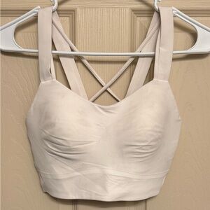 *Flawed. Read description* Lululemon Like a cloud longline bra D/DD Size 6